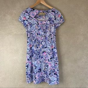 LILLY PULITZER Short Sleeve Bay Dress - Namastay in the Jungle